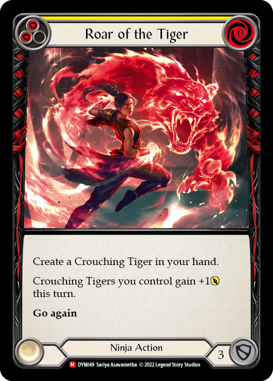 Roar of the Tiger [DYN049] (Dynasty)  Rainbow Foil - Evolution TCG