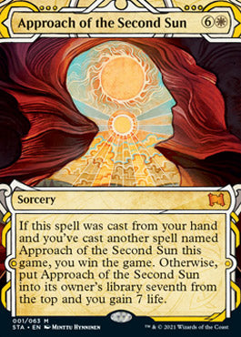 Approach of the Second Sun (Foil Etched) [Strixhaven: School of Mages Mystical Archive] - Evolution TCG