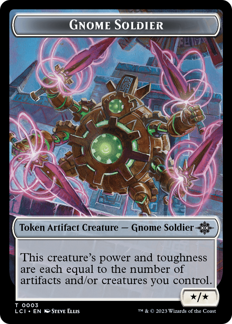 Gnome // Gnome Soldier Double-Sided Token [The Lost Caverns of Ixalan Tokens] - Evolution TCG