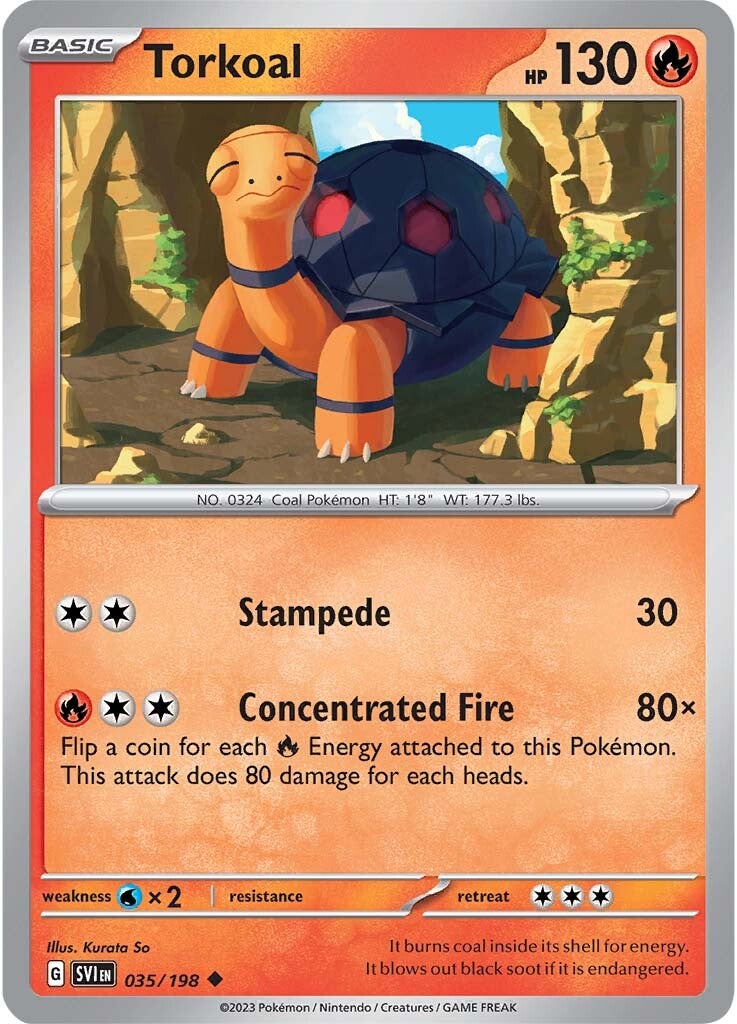 Torkoal (035/198) [Scarlet & Violet: Base Set] - Evolution TCG