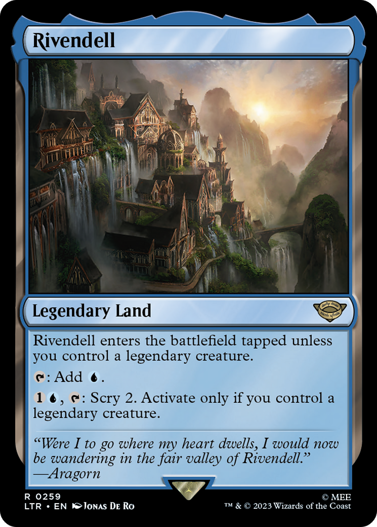 Rivendell [The Lord of the Rings: Tales of Middle-Earth] - Evolution TCG