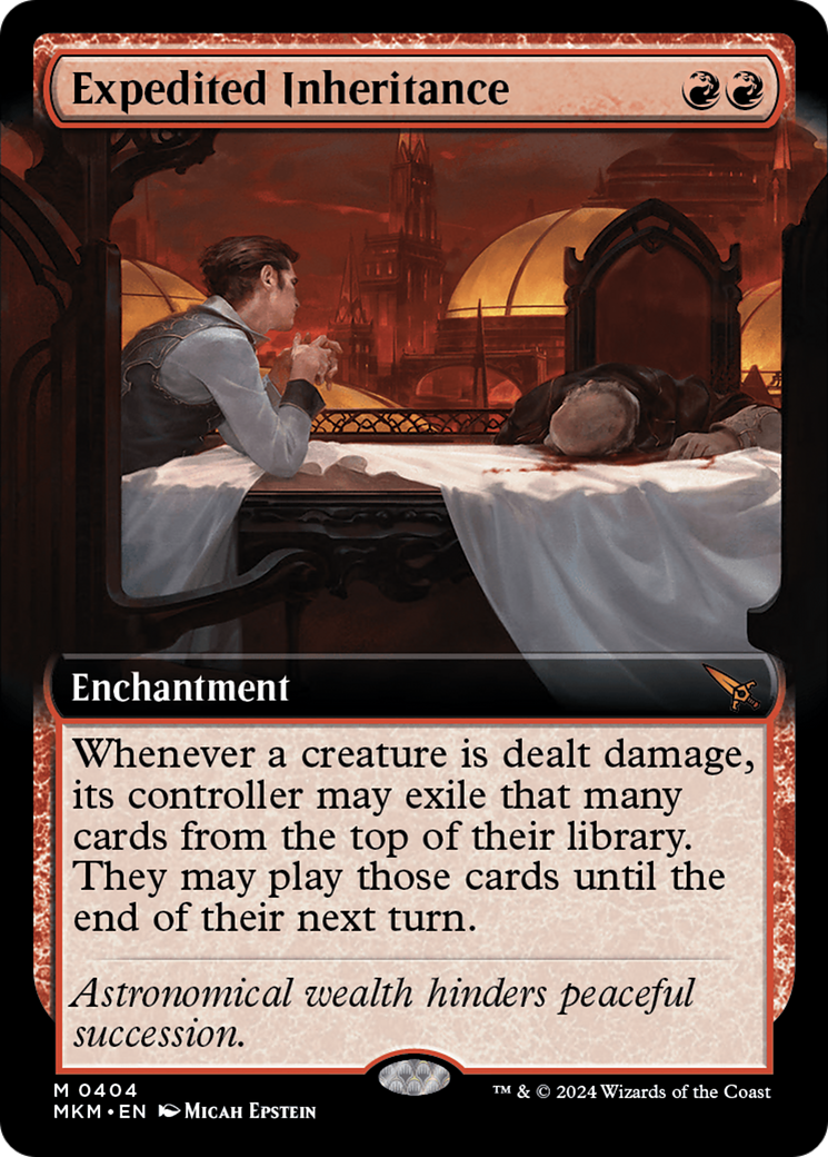 Expedited Inheritance (Extended Art) [Murders at Karlov Manor] - Evolution TCG