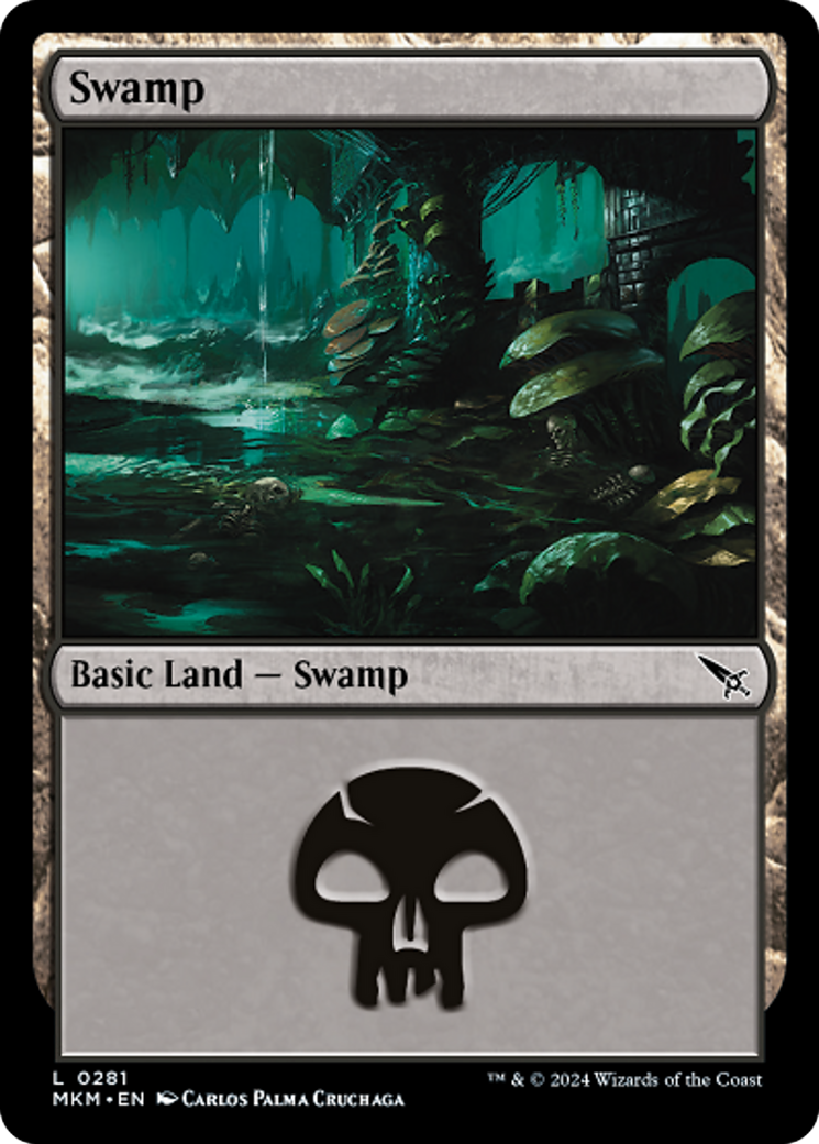 Swamp (0281) [Murders at Karlov Manor] - Evolution TCG