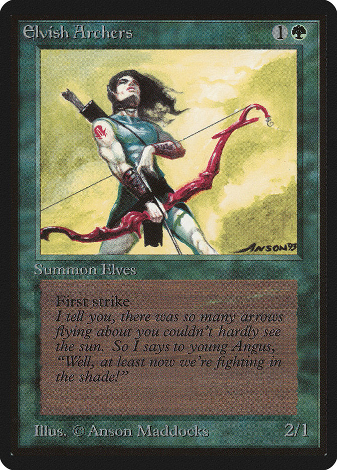 Elvish Archers [Beta Edition] - Evolution TCG