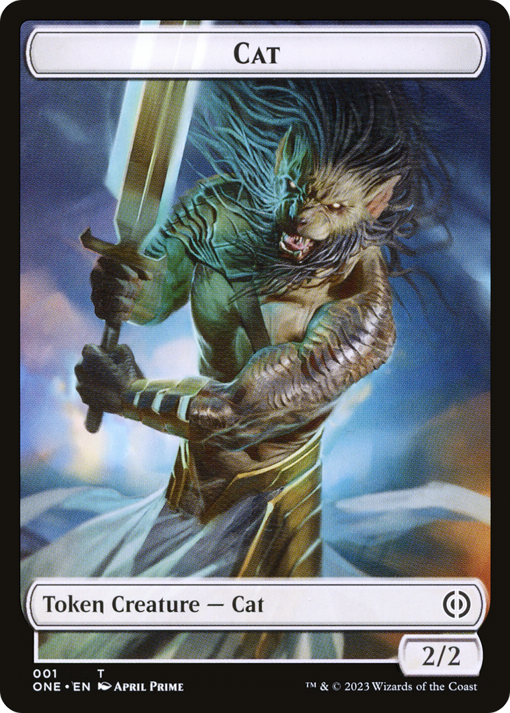 Cat Token [Phyrexia: All Will Be One Tokens] - Evolution TCG