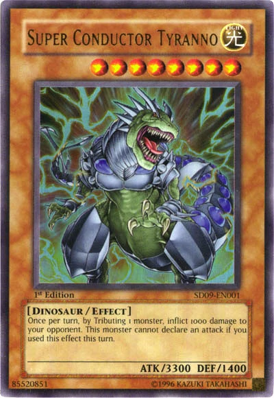 Super Conductor Tyranno [SD09-EN001] Ultra Rare - Evolution TCG