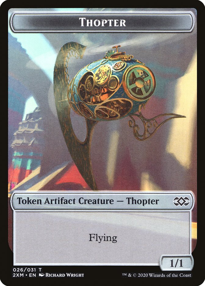 Servo // Thopter (026) Double-Sided Token [Double Masters Tokens] - Evolution TCG