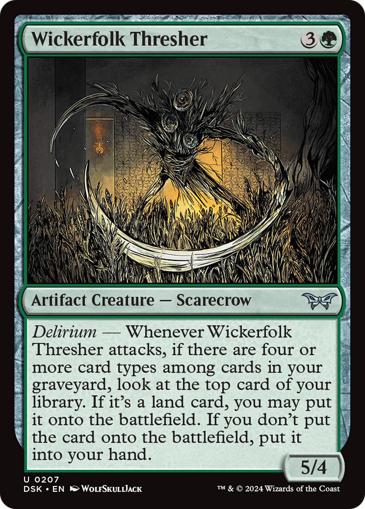 Wickerfolk Thresher [Duskmourn: House of Horror] - Evolution TCG