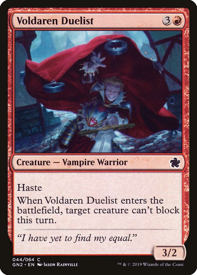 Voldaren Duelist [Game Night 2019] - Evolution TCG