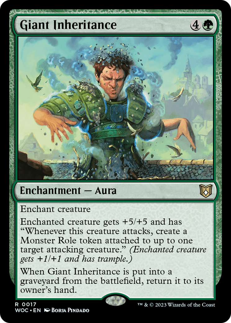 Giant Inheritance [Wilds of Eldraine Commander] - Evolution TCG