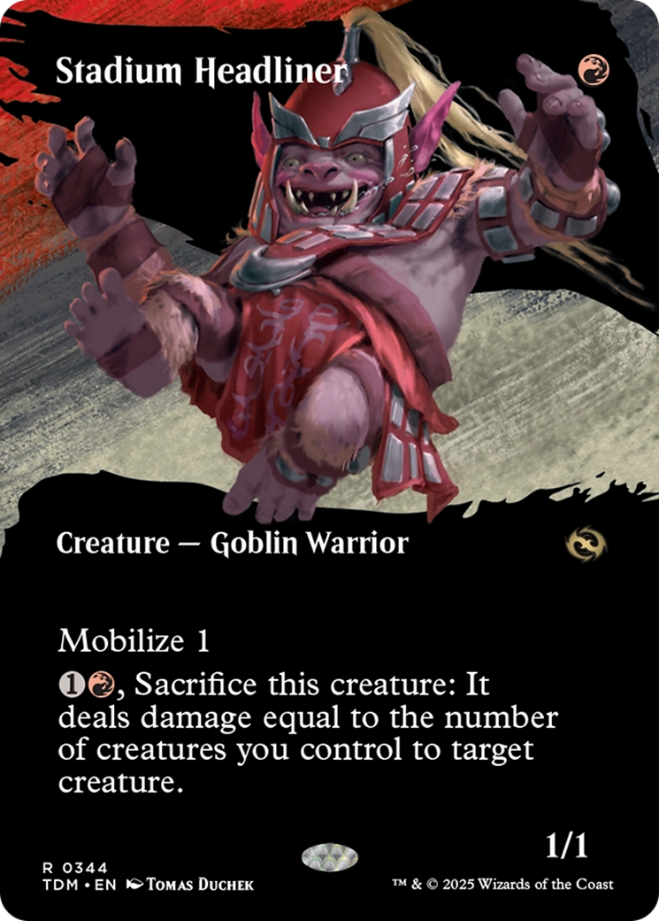 Stadium Headliner (Borderless) [Tarkir: Dragonstorm] - Evolution TCG