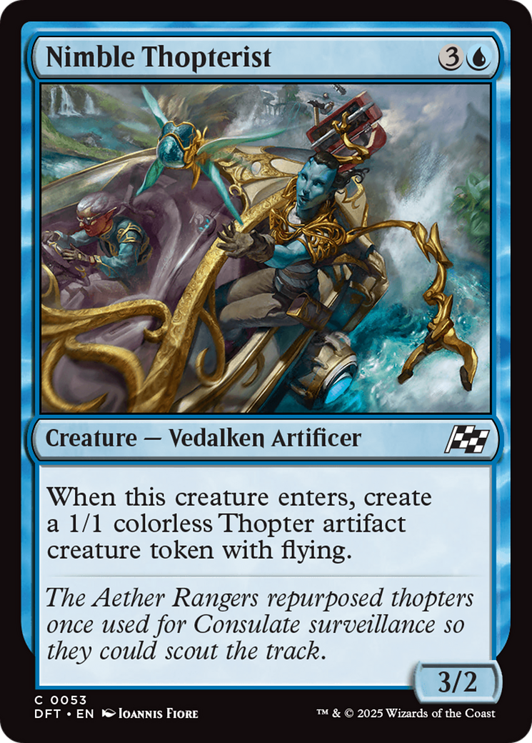 Nimble Thopterist [Aetherdrift] - Evolution TCG