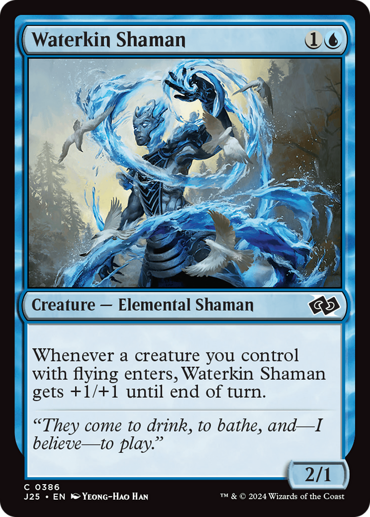 Waterkin Shaman [Foundations Jumpstart] - Evolution TCG