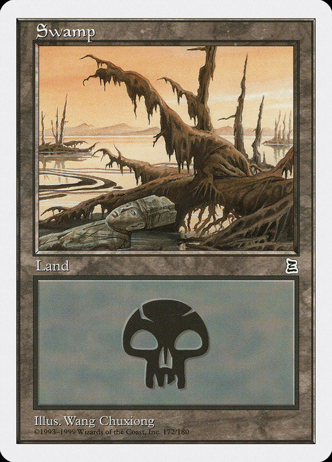 Swamp (172) [Portal Three Kingdoms] - Evolution TCG