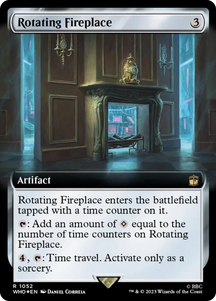 Rotating Fireplace (Extended Art) (Surge Foil) [Doctor Who] - Evolution TCG