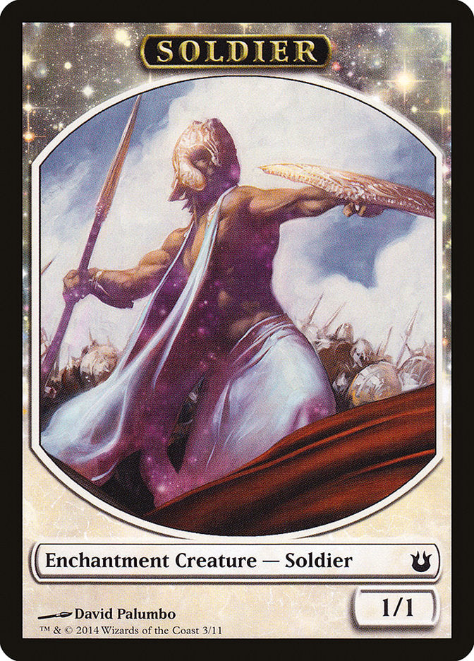 Soldier Token [Born of the Gods Tokens] - Evolution TCG