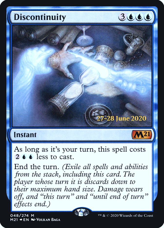 Discontinuity [Core Set 2021 Prerelease Promos] - Evolution TCG