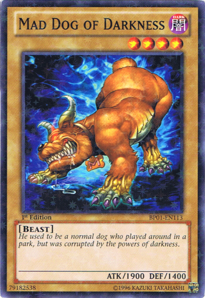 Mad Dog of Darkness [BP01-EN113] Starfoil Rare - Evolution TCG