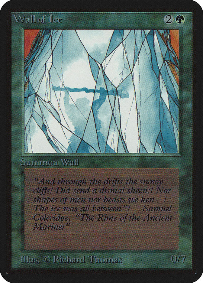 Wall of Ice [Alpha Edition] - Evolution TCG