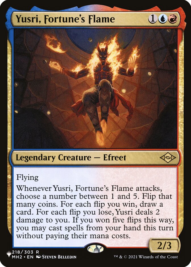 Yusri, Fortune's Flame [Secret Lair: Heads I Win, Tails You Lose] - Evolution TCG