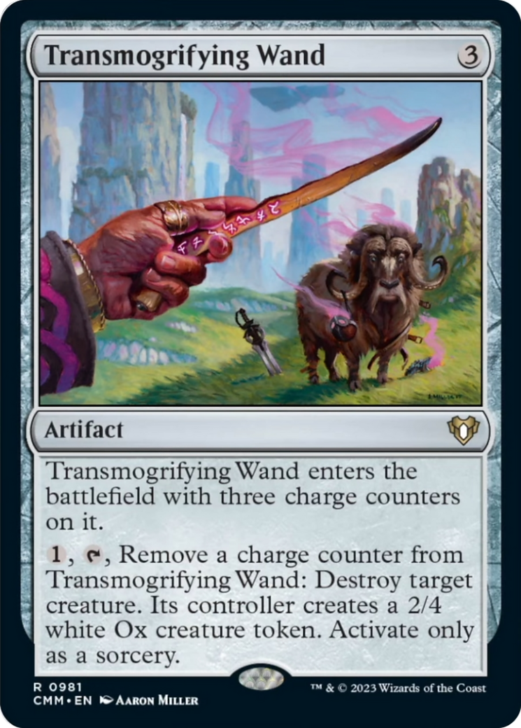 Transmogrifying Wand [Commander Masters] - Evolution TCG