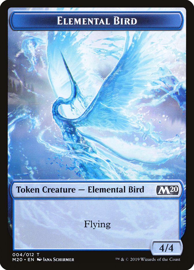 Elemental Bird Token [Core Set 2020 Tokens] - Evolution TCG