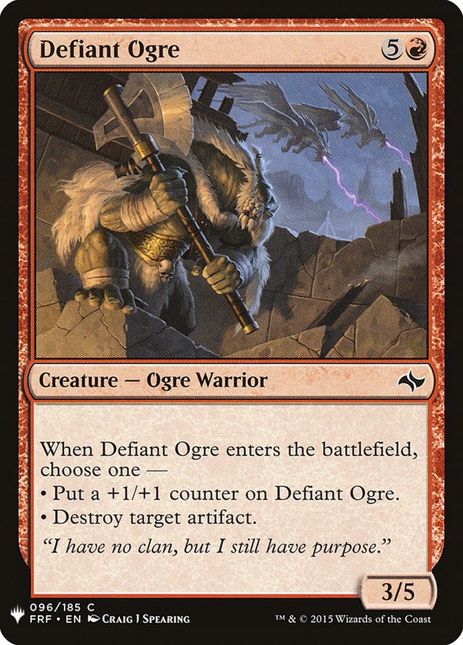 Defiant Ogre [Mystery Booster] - Evolution TCG