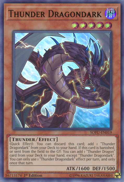 Thunder Dragondark [SOFU-EN019] Ultra Rare - Evolution TCG