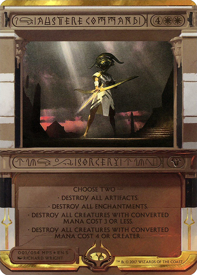 Austere Command (Invocation) [Amonkhet Invocations] - Evolution TCG