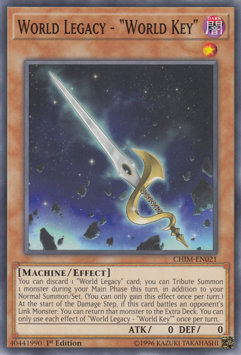 World Legacy - "World Key" [CHIM-EN021] Common - Evolution TCG