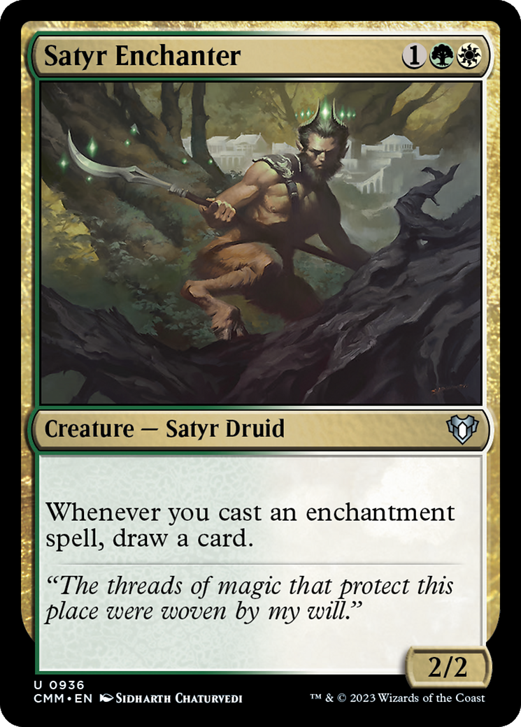 Satyr Enchanter [Commander Masters] - Evolution TCG