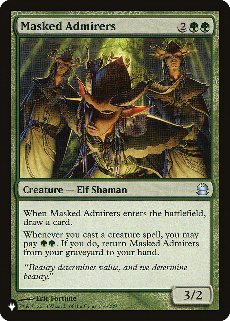 Masked Admirers [The List] - Evolution TCG