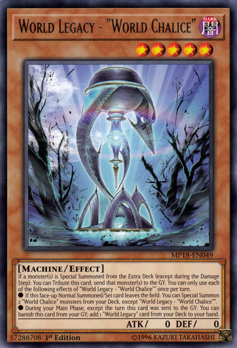 World Legacy - "World Chalice" [MP18-EN049] Rare - Evolution TCG