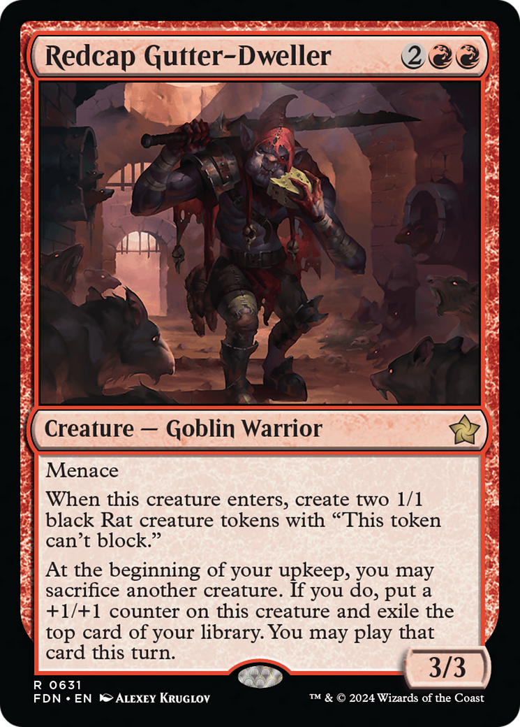 Redcap Gutter-Dweller [Foundations] - Evolution TCG