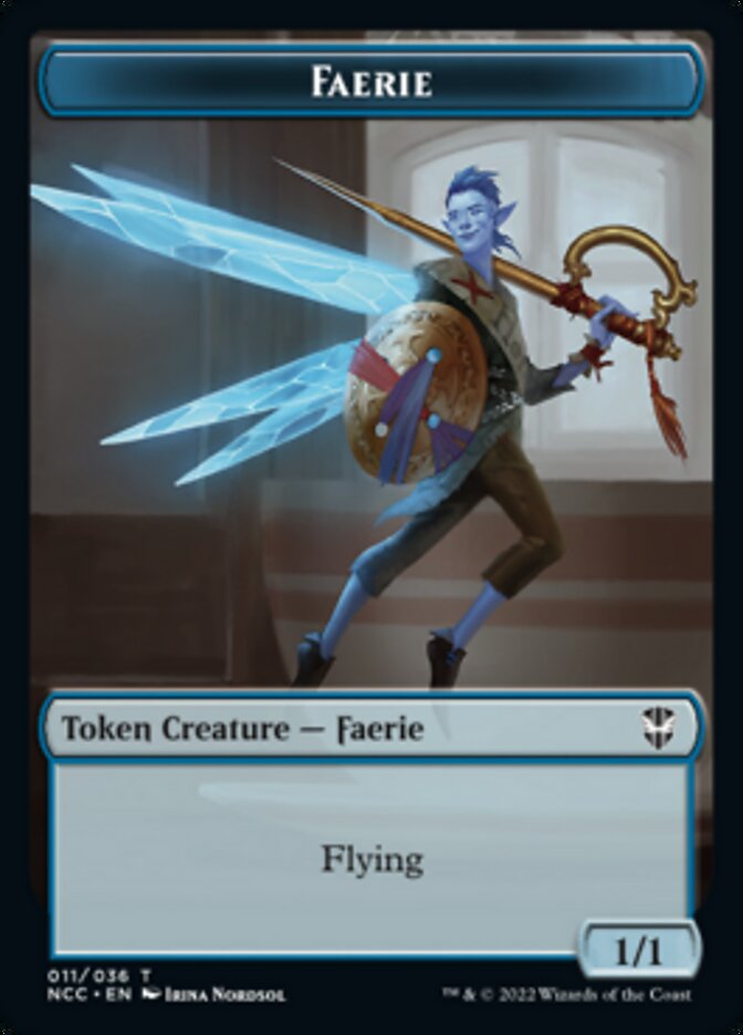Faerie // Rogue Double-Sided Token [Streets of New Capenna Commander Tokens] - Evolution TCG