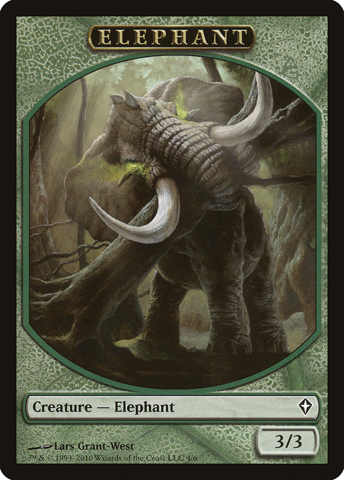 Elephant Token [Worldwake Tokens] - Evolution TCG