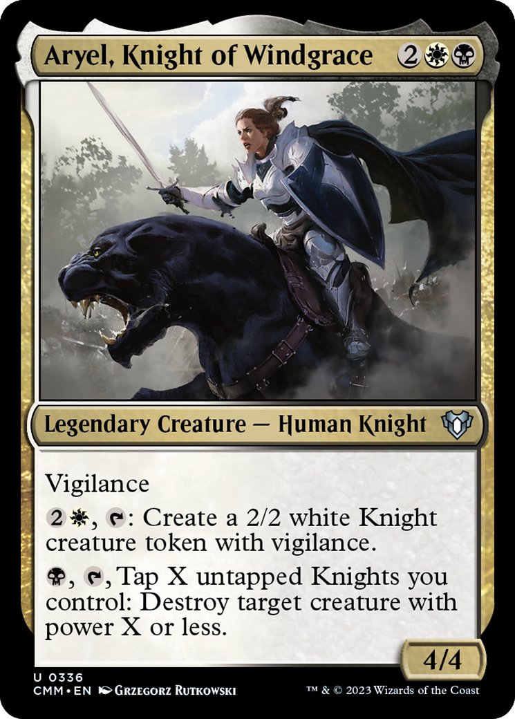 Aryel, Knight of Windgrace [Commander Masters] - Evolution TCG