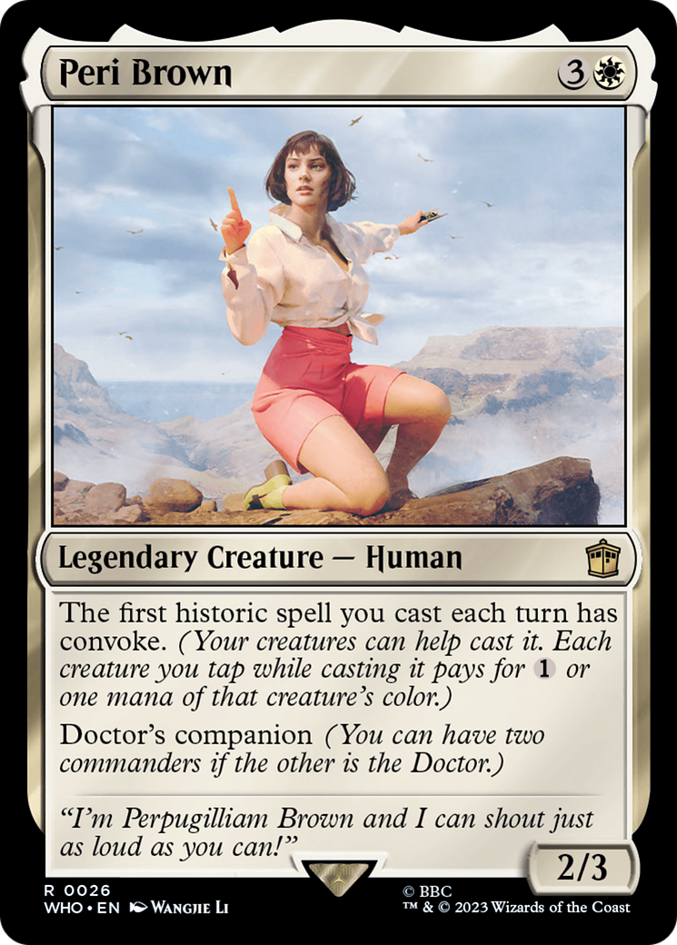 Peri Brown [Doctor Who] - Evolution TCG