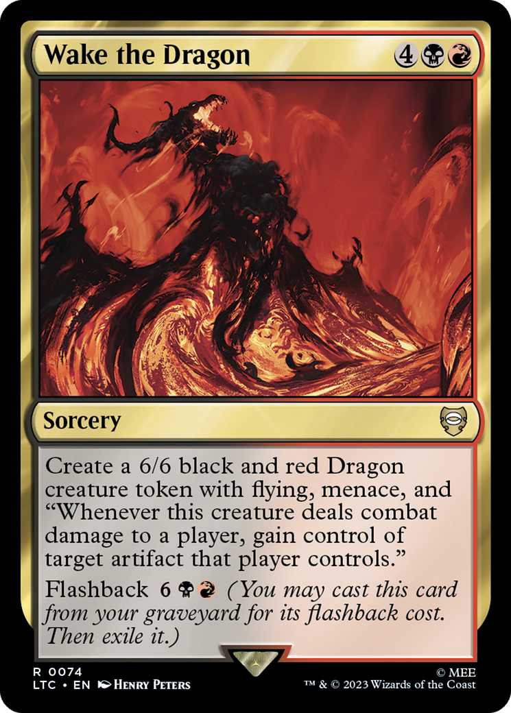 Wake the Dragon [The Lord of the Rings: Tales of Middle-Earth Commander] - Evolution TCG