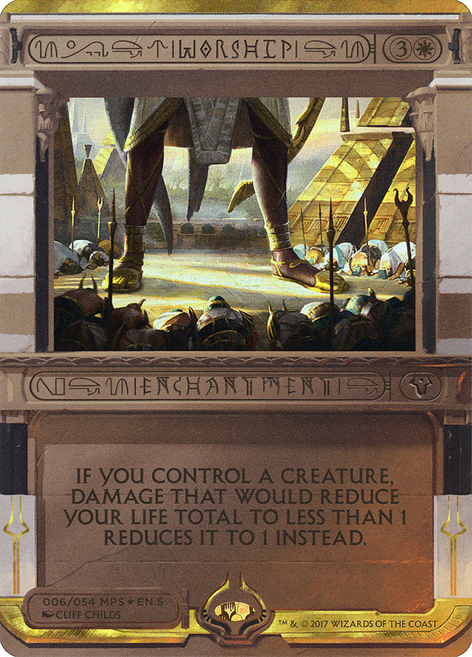 Worship (Invocation) [Amonkhet Invocations] - Evolution TCG