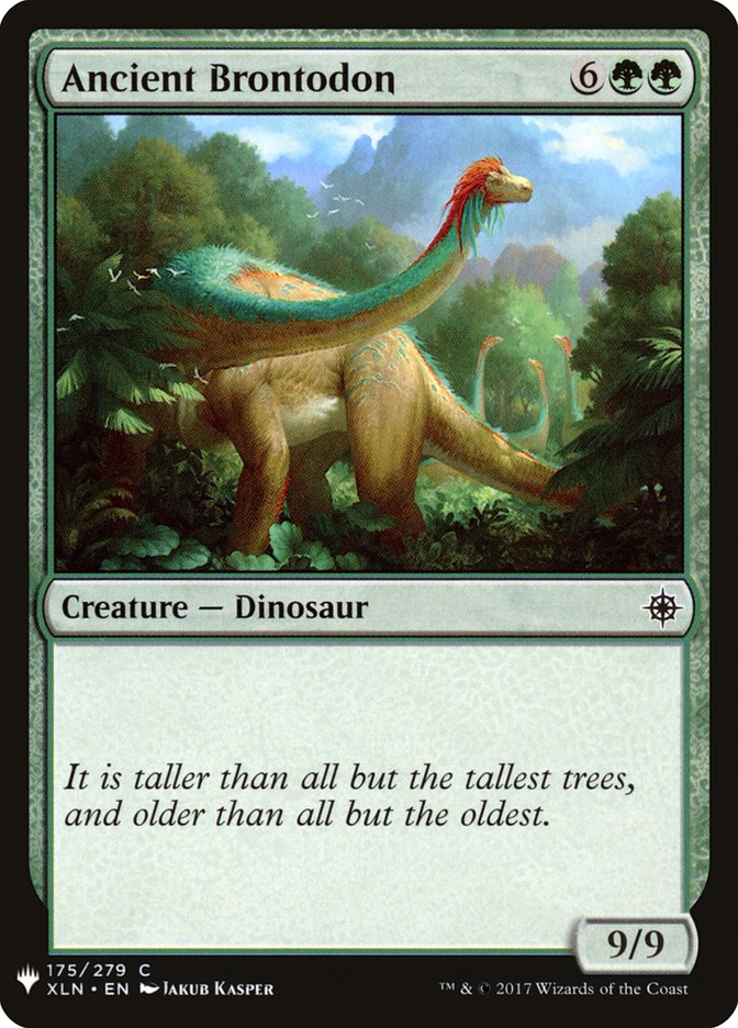 Ancient Brontodon [Mystery Booster] - Evolution TCG