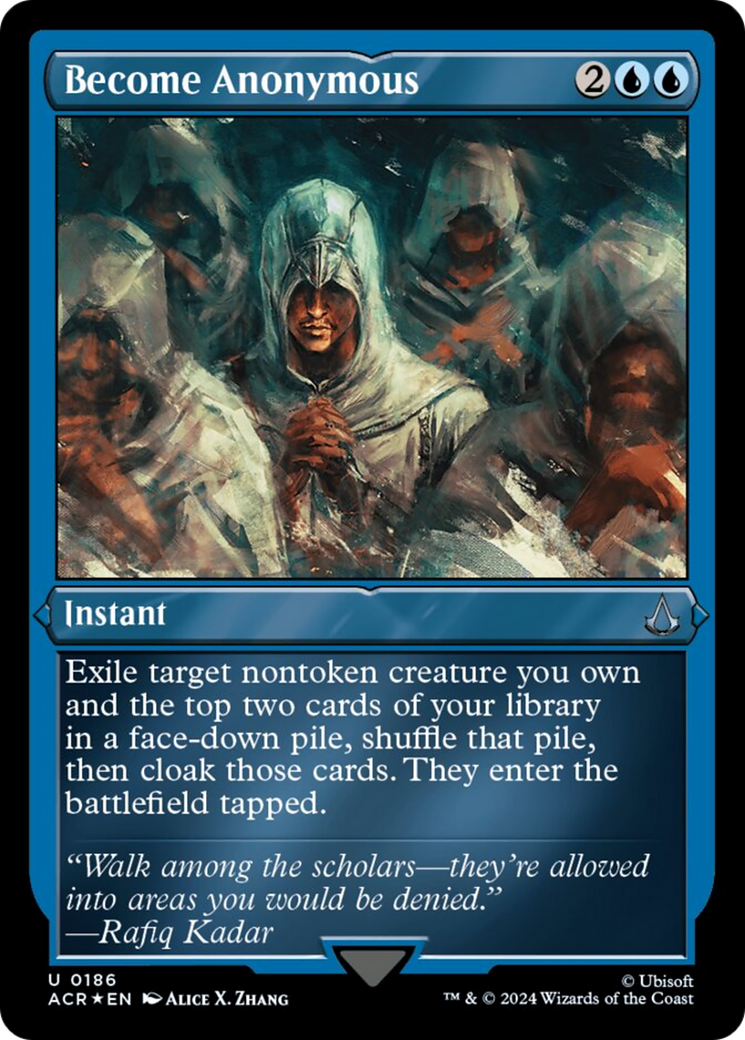 Become Anonymous (Foil Etched) [Assassin's Creed] - Evolution TCG