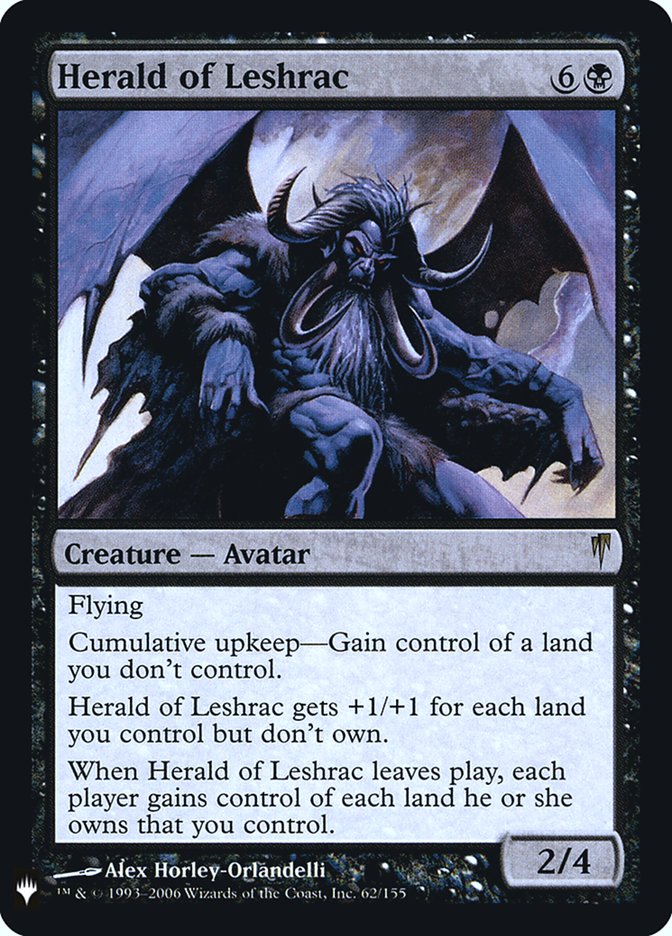 Herald of Leshrac [Mystery Booster] - Evolution TCG
