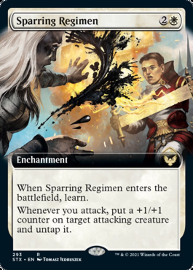 Sparring Regimen (Extended Art) [Strixhaven: School of Mages] - Evolution TCG