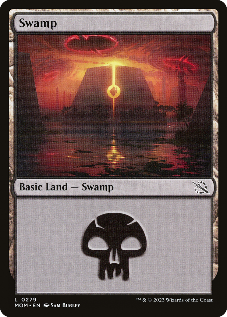 Swamp (279) [March of the Machine] - Evolution TCG