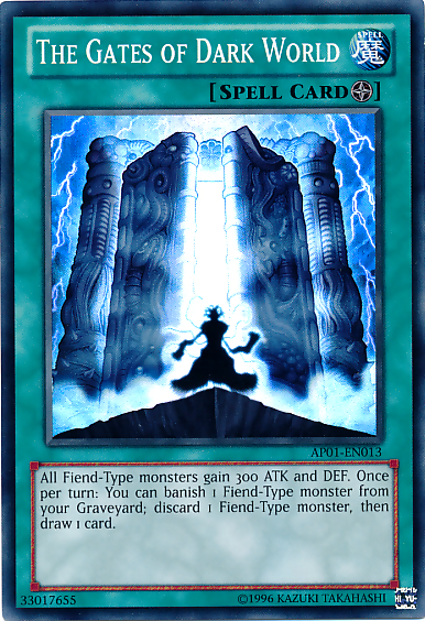 The Gates of Dark World [AP01-EN013] Super Rare - Evolution TCG