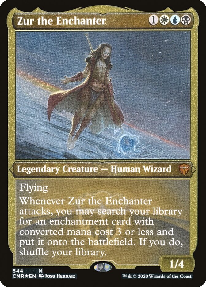 Zur the Enchanter (Etched) [Commander Legends] - Evolution TCG