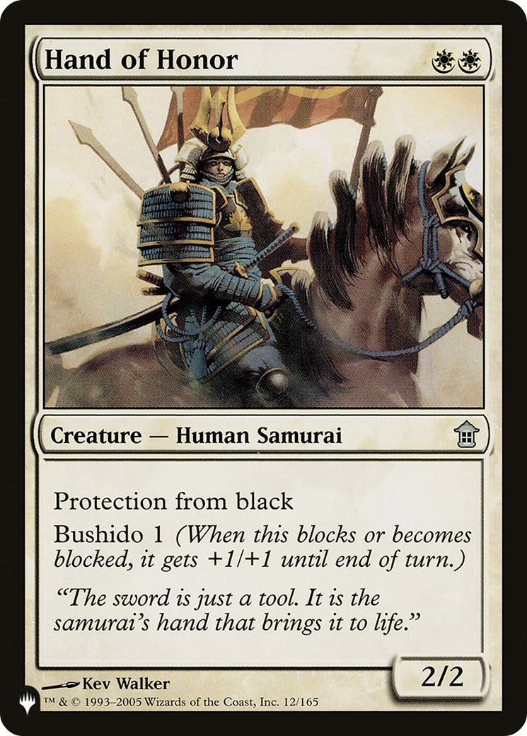 Hand of Honor [The List] - Evolution TCG