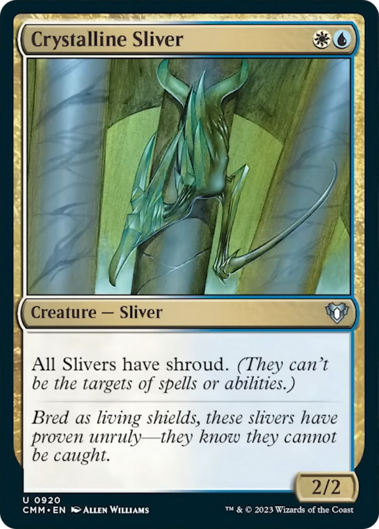 Crystalline Sliver [Commander Masters] - Evolution TCG