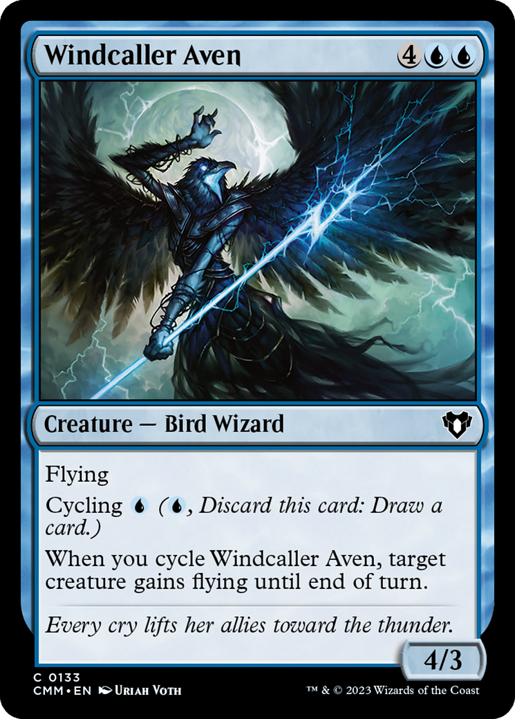 Windcaller Aven [Commander Masters] - Evolution TCG